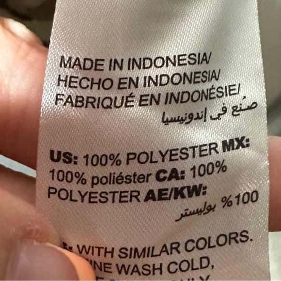 Chico’s Leopard Print Oversized Dolman Sleeve  Midi Dress Size 2 (12-14) - Picture 5 of 7